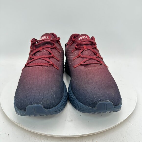 Nobull Gradient Ripstop Runner Men Size 12M Dark Blue Red Knit Training Shoes - Picture 2 of 11